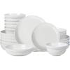 imageStone Lain Virtuo 24Piece Dinnerware Set Porcelain WhiteWhite