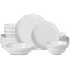 imageStone Lain Virtuo 24Piece Dinnerware Set Porcelain WhiteWhite