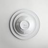 imageStone by Mercer Project Nendo Stoneware Dinnerware Set 16Piece  Service for 4 BlackWhite