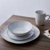 imageStone lain Romy Stoneware Dinnerware Set 16Piece Service for 4 White