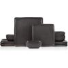 imageStone Lain Jonny Stoneware 12piece Square Dinnerware Set BlueBrown