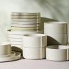 imageStone Lain Bao 24Piece Dinnerware Set Stoneware CharcoalBeige