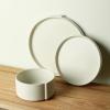 imageStone Lain Bao 24Piece Dinnerware Set Stoneware CharcoalBeige
