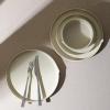 imageStone Lain Bao 24Piece Dinnerware Set Stoneware CharcoalBeige