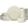imageStone Lain Bao 24Piece Dinnerware Set Stoneware CharcoalBeige