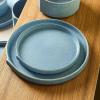 imageStone Lain Bao 24Piece Dinnerware Set Stoneware CharcoalBlue