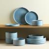 imageStone Lain Bao 24Piece Dinnerware Set Stoneware CharcoalBlue