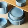 imageStone Lain Bao 24Piece Dinnerware Set Stoneware CharcoalBlue