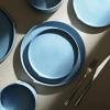imageStone Lain Bao 24Piece Dinnerware Set Stoneware CharcoalBlue