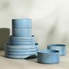 imageStone Lain Bao 24Piece Dinnerware Set Stoneware CharcoalBlue