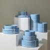 imageStone Lain Bao 24Piece Dinnerware Set Stoneware CharcoalBlue