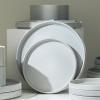 imageStone Lain Bao 24Piece Dinnerware Set Stoneware CharcoalBlueGrey