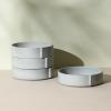 imageStone Lain Bao 24Piece Dinnerware Set Stoneware CharcoalBlueGrey