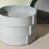 imageStone Lain Bao 24Piece Dinnerware Set Stoneware CharcoalBlueGrey