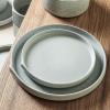 imageStone Lain Bao 24Piece Dinnerware Set Stoneware CharcoalBlueGrey