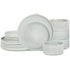imageStone Lain Bao 24Piece Dinnerware Set Stoneware CharcoalBlueGrey