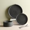 imageStone Lain Bao 24Piece Dinnerware Set Stoneware CharcoalCharcoal