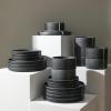 imageStone Lain Bao 24Piece Dinnerware Set Stoneware CharcoalCharcoal