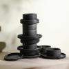 imageStone Lain Bao 24Piece Dinnerware Set Stoneware CharcoalCharcoal