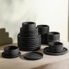 imageStone Lain Bao 24Piece Dinnerware Set Stoneware CharcoalCharcoal