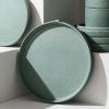imageStone Lain Bao 24Piece Dinnerware Set Stoneware CharcoalGreen