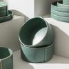 imageStone Lain Bao 24Piece Dinnerware Set Stoneware CharcoalGreen