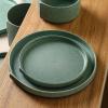 imageStone Lain Bao 24Piece Dinnerware Set Stoneware CharcoalGreen
