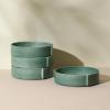 imageStone Lain Bao 24Piece Dinnerware Set Stoneware CharcoalGreen