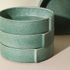 imageStone Lain Bao 24Piece Dinnerware Set Stoneware CharcoalGreen