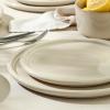 imageStone Lain Eden 24Piece Dinnerware Set Stoneware Plates and Bowls Set Dishwasher and Microwave Safe Dish Dish Set for 8 Dark BlueBeige
