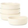 imageStone Lain Eden 24Piece Dinnerware Set Stoneware Plates and Bowls Set Dishwasher and Microwave Safe Dish Dish Set for 8 Dark BlueBeige