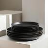 imageStone Lain Elio 4Piece Dinner Plate Set Stoneware BlueBlack