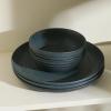 imageStone Lain Elio 4Piece Dinner Plate Set Stoneware BlueBlue