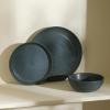 imageStone Lain Elio 4Piece Dinner Plate Set Stoneware BlueBlue