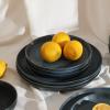 imageStone Lain Elio 4Piece Dinner Plate Set Stoneware BlueBlue