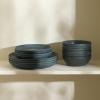 imageStone Lain Elio 4Piece Dinner Plate Set Stoneware BlueBlue