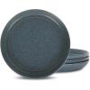 imageStone Lain Elio 4Piece Dinner Plate Set Stoneware BlueBlue