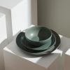 imageStone Lain Elio 4Piece Dinner Plate Set Stoneware BlueGreen