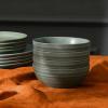 imageStone Lain Elio 4Piece Dinner Plate Set Stoneware BlueGreen