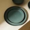 imageStone Lain Elio 4Piece Dinner Plate Set Stoneware BlueGreen