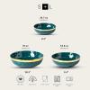 imageStone Lain Florian Porcelain Large and Medium Rectangle Service Platters Black with Gold RimGreen with Gold Rim