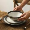 imageStone Lain Lucy Porcelain 16Piece Round Dinnerware Set BeigeBeige
