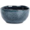 imageStone Lain Mirella 12Piece Dinnerware Set Stoneware Plates and Bowls set Microwave and Dishwasher Safe Dish Set for 4 BlueBlue