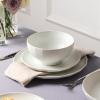imageStone Lain Rio 12Piece Dinnerware Set Stoneware BlueBeige
