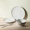 imageStone Lain Rio 12Piece Dinnerware Set Stoneware BlueBeige