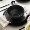 imageStone Lain Rio 12Piece Dinnerware Set Stoneware BlueBlack