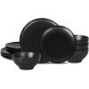 imageStone Lain Rio 12Piece Dinnerware Set Stoneware BlueBlack