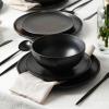 imageStone Lain Rio 12Piece Dinnerware Set Stoneware BlueBlack