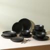 imageStone Lain Rio 12Piece Dinnerware Set Stoneware BlueBlack