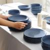 imageStone Lain Rio 12Piece Dinnerware Set Stoneware BlueBlue